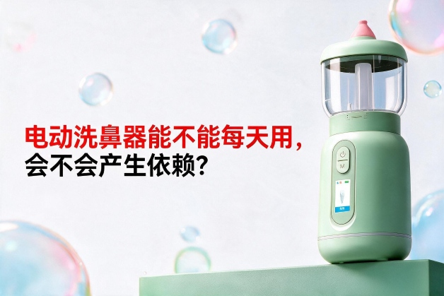 电动洗鼻器能不能每天用，会不会产生依赖？先把这件事搞清楚！
