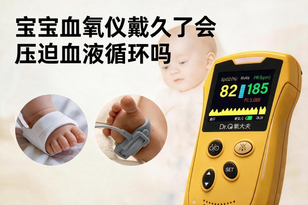 宝宝血氧仪戴久了会压迫血液循环吗？